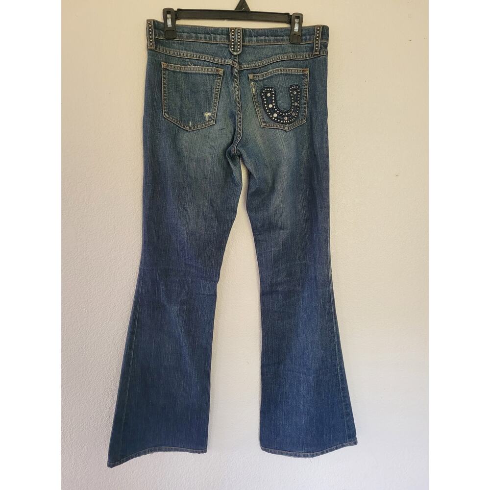 Juicy Couture Bootcut Women's Jeans Horseshoe Pocket - Size 28 #P3 - Picture 3 of 6